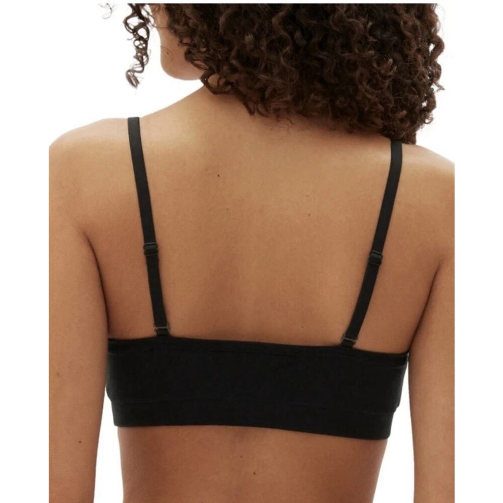Brand New Gap Body Women's Size S Black Breathe Bralette Bra - Picture 2 of 7
